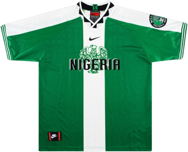 Nigeria Retro 1996 1º Equipacion