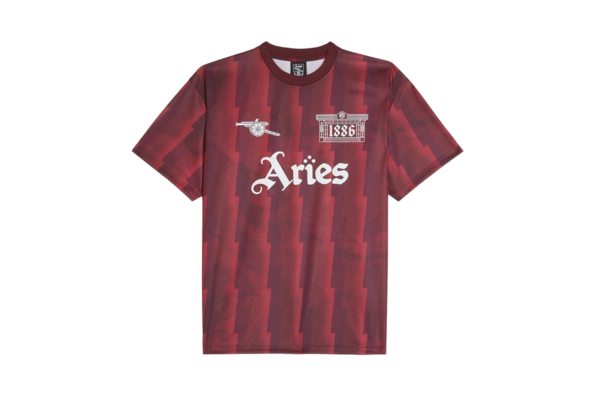 Camiseta Arsenal x Aries Bolt