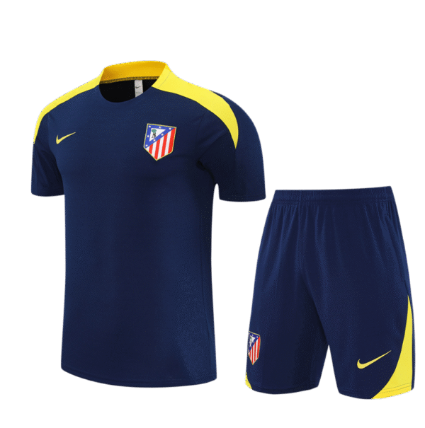 Atlético de Madrid Conjunto 2025/26 Corto Azul y Amarillo