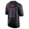 New England Patriots Drake Maye Nike Carbon Black Game Jersey